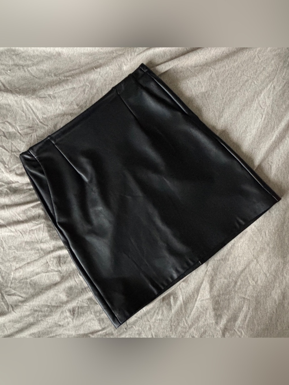 Dynamite Vegan Leather High-Waist Mini Skirt